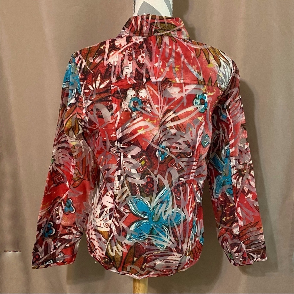 Chico’s Sheer Blouse - Picture 4 of 7